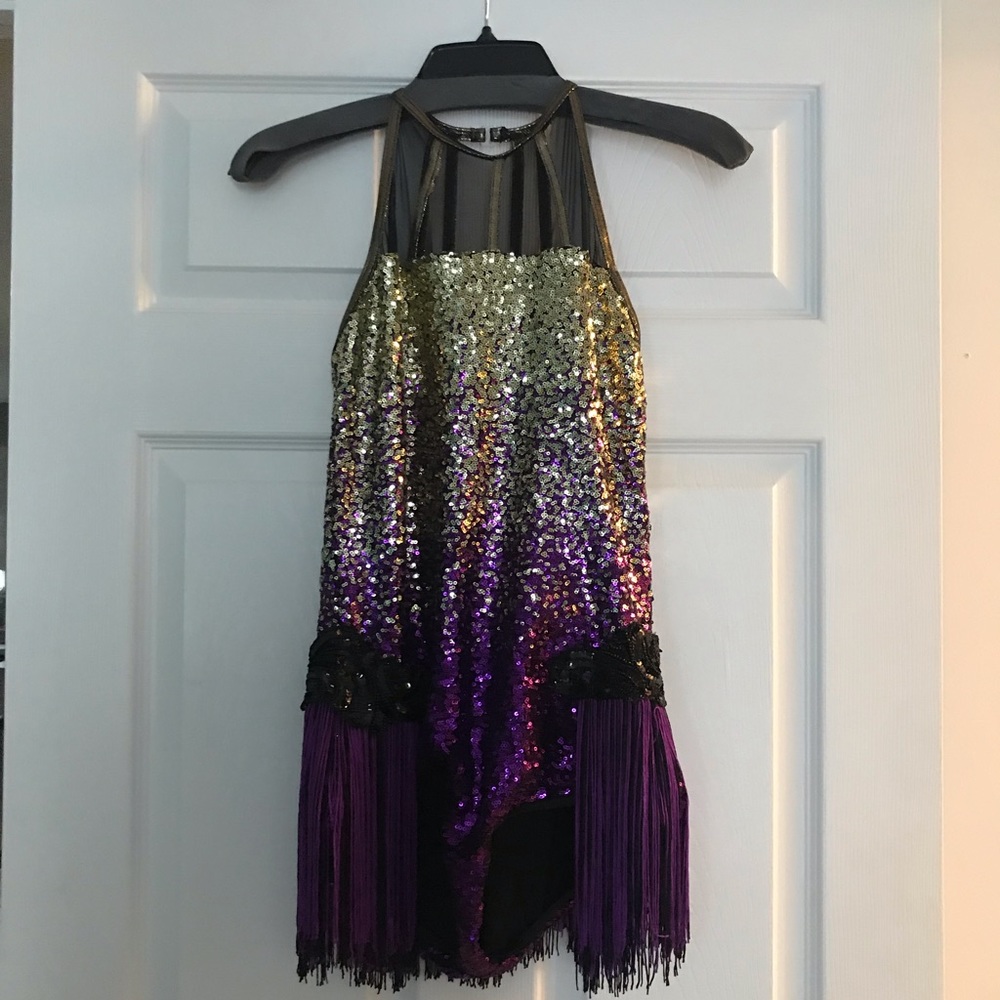 Weismann “Expensive” Sequin Ombré Leotard